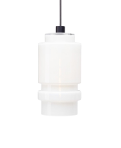 Axle hanglamp glazen kap medium, opal white